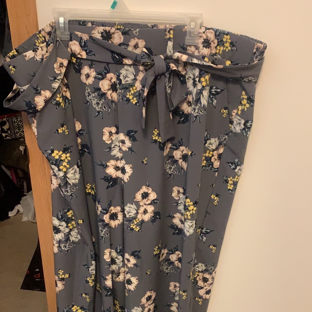 Torrid Floral Wide Leg Pants